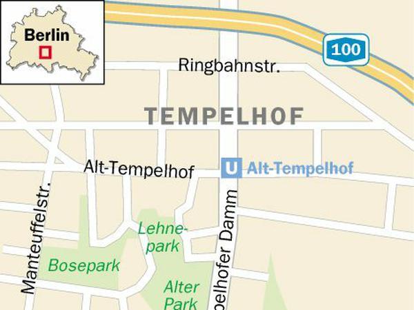 Die Parks in Tempelhof.