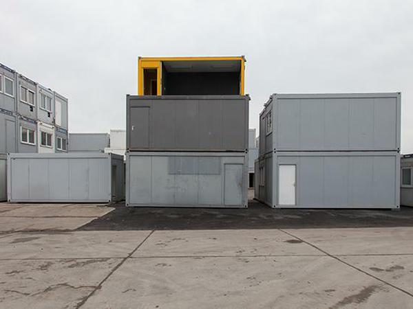 Raumlager. Rund 1500 Containermodule des Touax-Konzerns sind in und um Berlin aktuell vermietet.