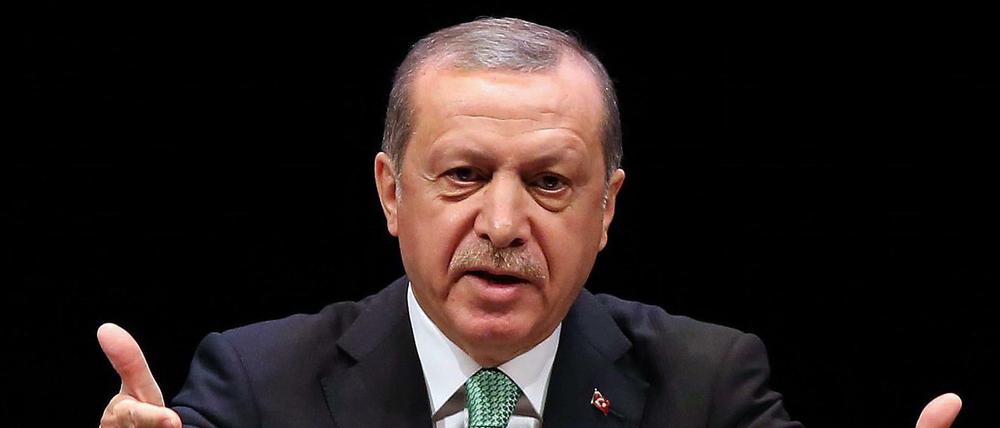 Der Präsident der Türkei Recep Tayyip Erdogan.