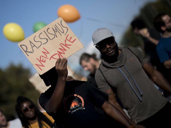 Der Kampf gegen Rassismus war bereits eines der Themen bei der "Unteilbar"-Demo im Oktober 2018 in Berlin.