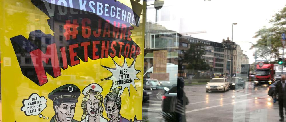 Das Volksbegehren für einen sechsjährigen Mietenstopp startete am Mittwoch in Bayern.
