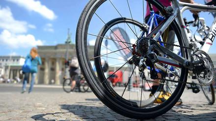 In Berlin startete der "Garmin-Velothon" - eine Breitensportveranstaltung für Radsportler.
