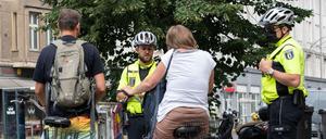Dieser Woche kontrollieren Polizeibeamte verstärkt das Verhalten aller Verkehrsteilnehmer auf den Straßen von Berlin.