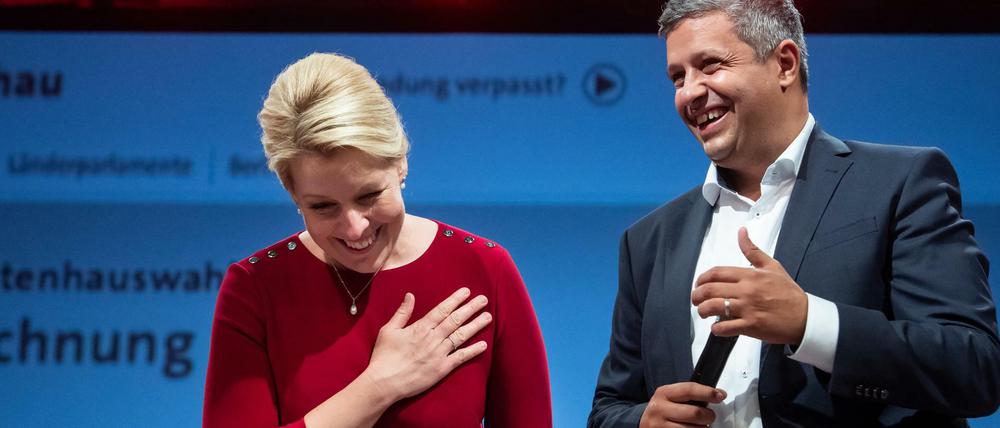 Hand aufs Herz: Die Siegerin SPD fuhr das schlechteste Ergebnis seit 1946 ein.