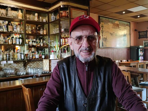 Hodak Ratko, Hauptmieter der Kneipe, kam vor 60 Jahren aus dem früheren Jugoslawien nach Berlin.