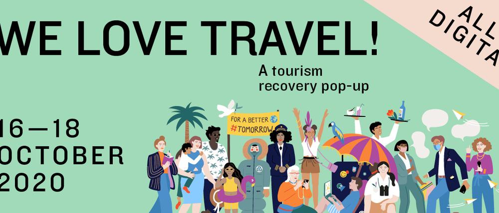 We Love Travel! findet für Reisebegeisterte aufgrund der Corona-Pandemie nun rein digital statt.