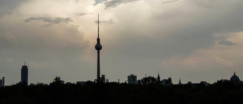 Am Wochenende zog ein Gewitter über Berlin.