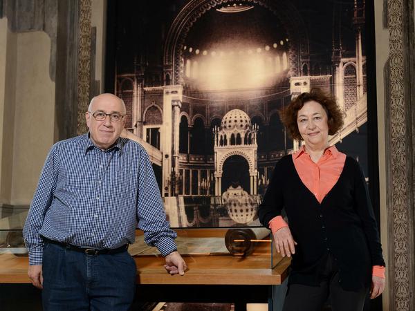 Chana Schütz und Hermann Simon leiteten viele Jahre als Team die Stiftung Neue Synagoge.