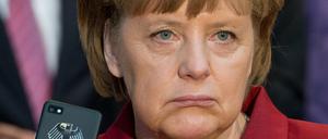 Auch das Handy von Kanzlerin Angela Merkel soll abgehört worden sein.