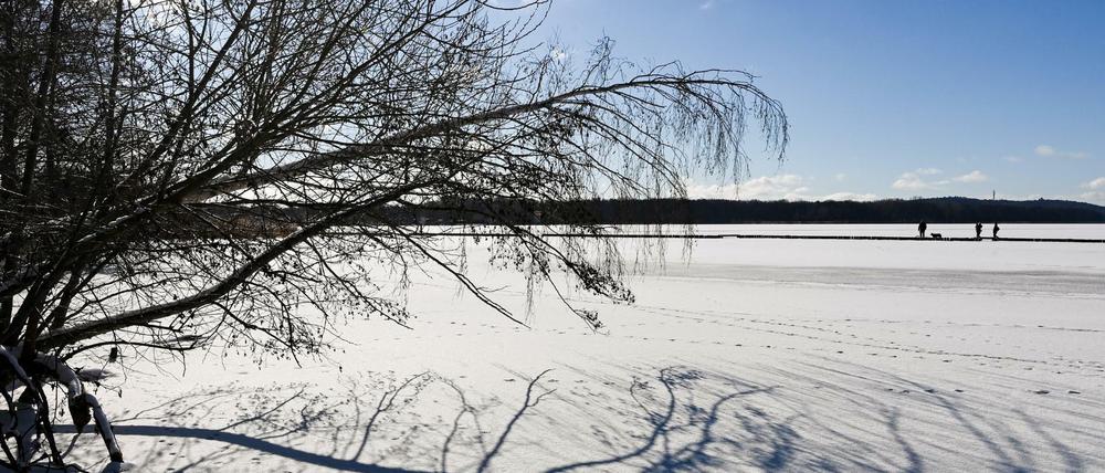 Ein zugefrorener Berliner See. (Symbolbild)