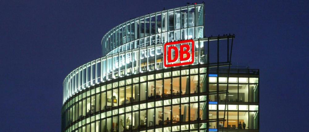 Hauptsitz der Deutschen Bahn AG, am Potsdamer Platz in Berlin.