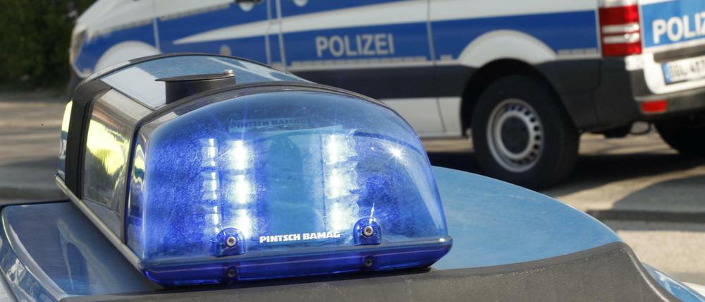 Polizei, Blaulicht, Potsdam, 06.04.2019 Foto: Sebastian Gabsch PNN
