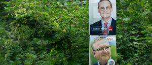 Müller (SPD) oder Henkel (CDU)? Im Berliner Wahlkampf sind schon zwei Anschläge auf die Autos von CDU-Kandidaten verübt worden.