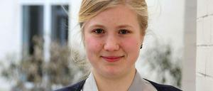 Landesschülersprecherin Alea Mostler, 16, geht auf das Schadow-Gymnasium in Zehlendorf.