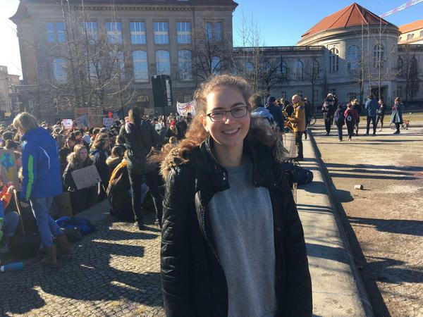 Franziska Wessel (15) organisiert Friday for Future mit.