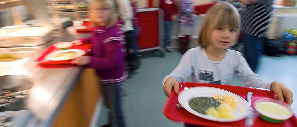 Das Essen in Berliner Schulen genügt oft nicht den Qualitätsstandards.