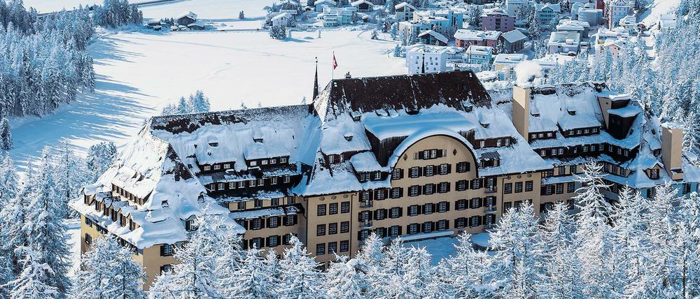 Monumental. Das Fünf-Sterne-Grandhotel „Suvretta House“ in St. Moritz.