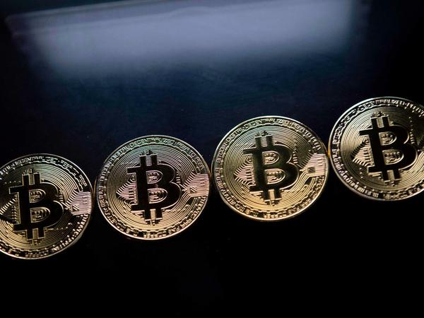 Diese Bitcoin-Münzen sind Souvenirs. 