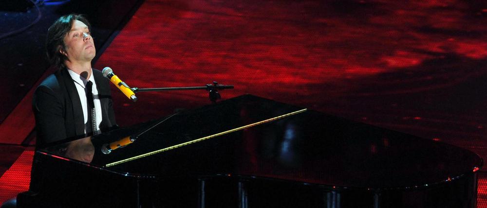 In seinem Element: Rufus Wainwright am Piano. 
