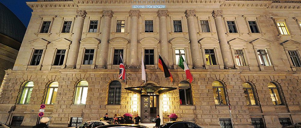 Dezent luxuriös. Unter 300 Euro pro Nacht geht im Hotel de Rome nicht viel.