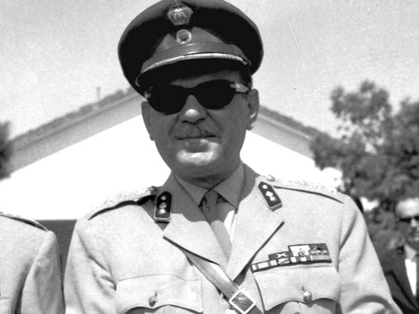 Kopf der Diktatur. Oberst Georgios Papadopoulos ist Anführer der Putschisten.