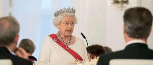 Königin Elizabeth II. spricht Staatsbankett in Berlin