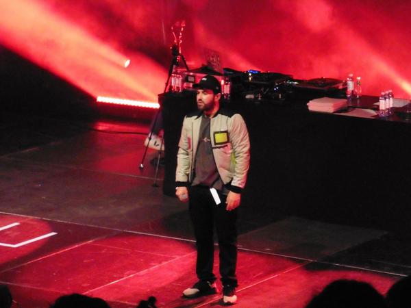 Rapper Chefket beim Konzert "Rap for Good".