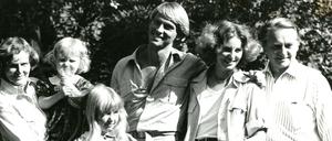 So sahen sie aus. Die Familie Joop: Mutter Charlotte, die Töchter Florentine und Jette, Wolfgang, Ehefrau Karin und Vater Gerhard (von links).