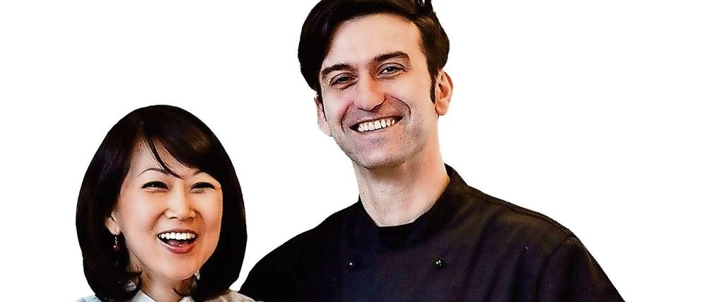 Bini Lee und José Miranda Marillo, Betreiber des koreanisch-spanischen Restaurants "Kochu Karu" 