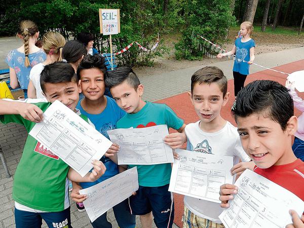 Rund 5000 Flüchtlingskinder werden in Berlin in Willkommensklassen unterrichtet