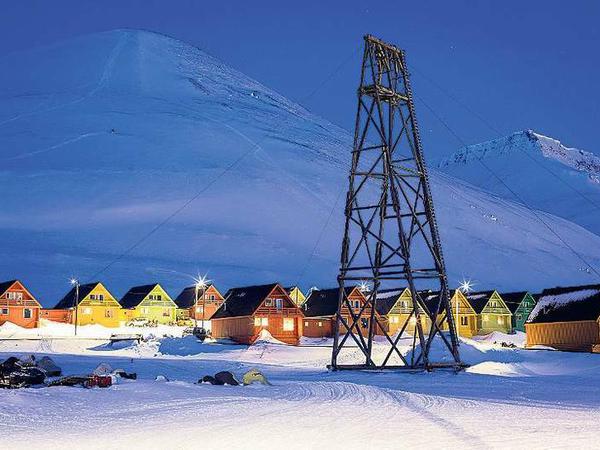 Longyearbyen ist die nördlichste Siedlung der Welt – 1309 Kilometer bis zum Nordpol.