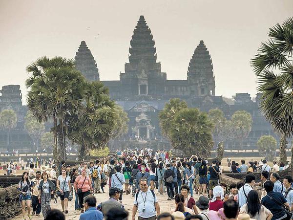 Die Tempel von Angkor sind die Hauptattraktion des Landes – und Inspiration für manche Bauten der Khmer-Moderne.