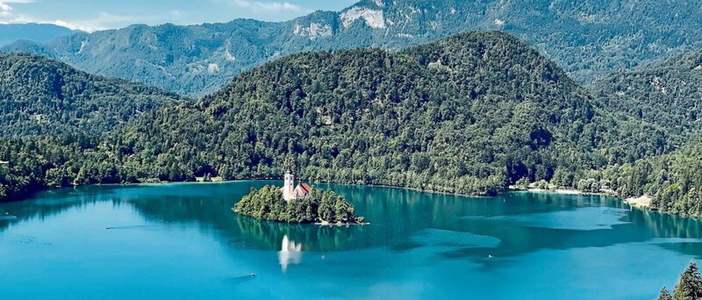 Der See von Bled gehört zu den am meisten besuchten Orten von Slowenien.