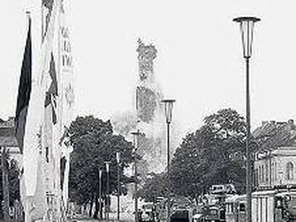 Die Sprengung im Juni 1968.