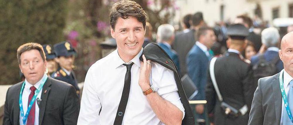 Galt im Ausland als Kennedy Kanadas. Mondän, liberal, jung - nun muss Justin Trudeau zeigen, dass er auch hart sein kann.