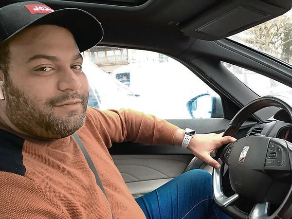 Walid ist Uber-Fahrer. Über den Streik kann er nicht klagen. Er beschert ihm mehr Fahrgäste.