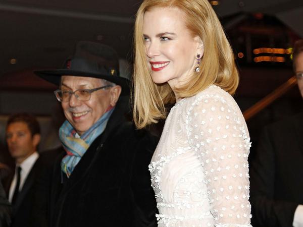 Hand in Hand über den roten Teppich liefen Dieter Kosslick und Nicole Kidman 2015 bei der Premiere von "Königin der Wüste".