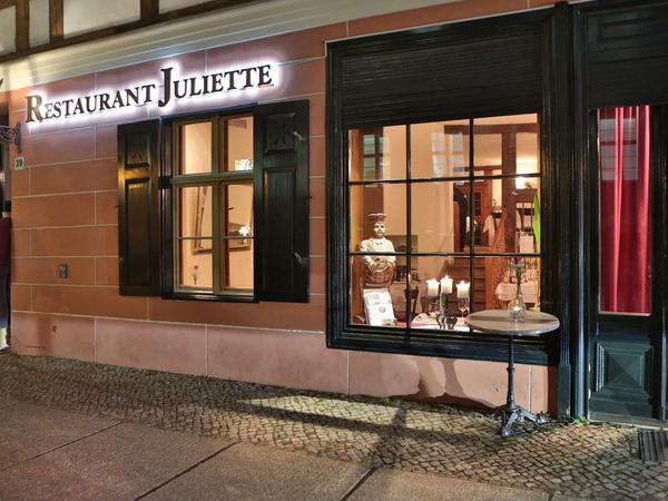 Das Juliette ist ein kuschelig verschachtelte Fachwerk-Restaurant.