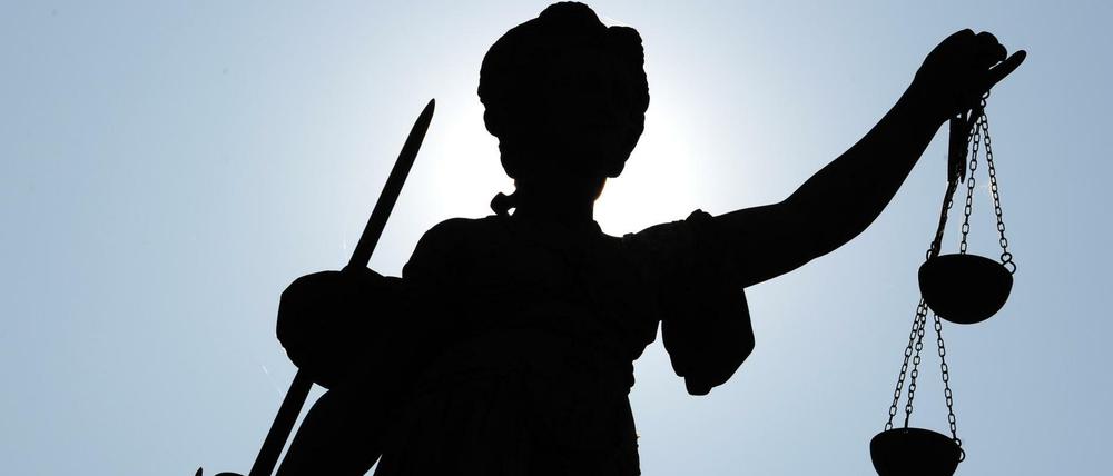 Die "Justitia", Göttin der Justiz und der Gerechtigkeit (Symbolfoto).