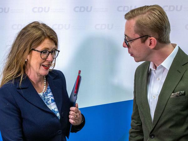 Katy Hoffmeister, Amthors Gegenkandidatin für den CDU-Landesparteivorsitz, zog ihre Kandidatur vergangene Woche zurück.