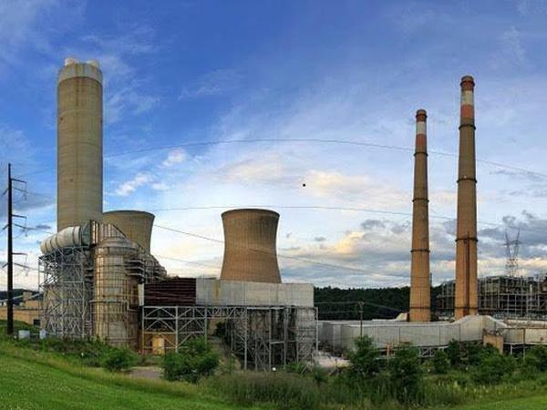 Ein stillgelegtes Kohlekraftwerk in Greene County.