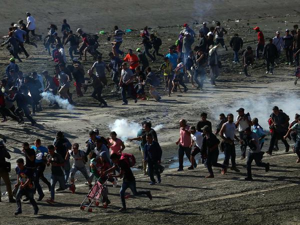 Der US-Grenzschutz setzte jüngst Tränengas gegen Migranten ein