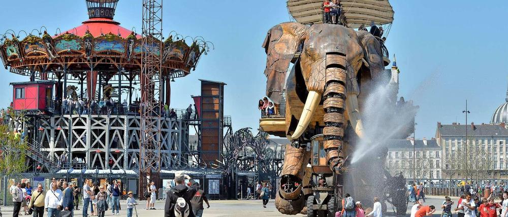 Fantastische Geschöpfe: Der 12 Meter große Elefant von "Les machines de l'île".