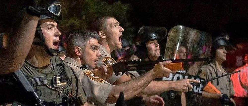 Polizei in Ferguson.