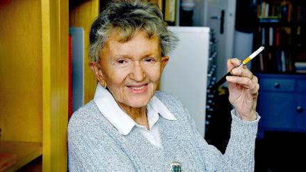 Die fast 90-jährige Eva Sternheim-Peters.