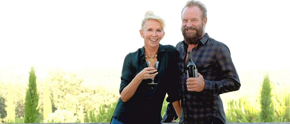 Gordon Matthew Summer, auch bekannt als Sting, hat mit seiner Frau Trudie ein Gut südlich von Florenz gekauft. Sein Wein gedeiht dort biodynamisch.