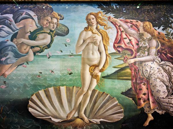 Reichen Leuten sei Dank. Sandro Botticellis "Die Geburt der Venus" aus dem Jahr 1485.