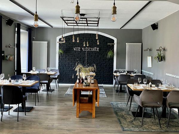 Klein und fein. Das Restaurant "Wilde Klosterküche" bietet modernes Ambiente und außergewöhnliche Küche - ein lohnendes Ziel für Foodies.
