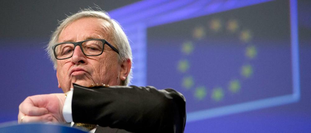 Die Zeit wird knapp, sagt der scheidende EU-Kommissionspräsident Juncker zu möglichen Nachverhandlungen in Sachen Backstop.