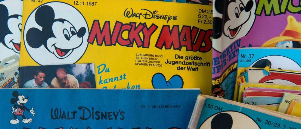 In der Gunst von Kindern weiterhin hoch im Kurs: Micky-Maus-Hefte. Das erste kam übrigens 1951 in Deutschland auf den Markt. 